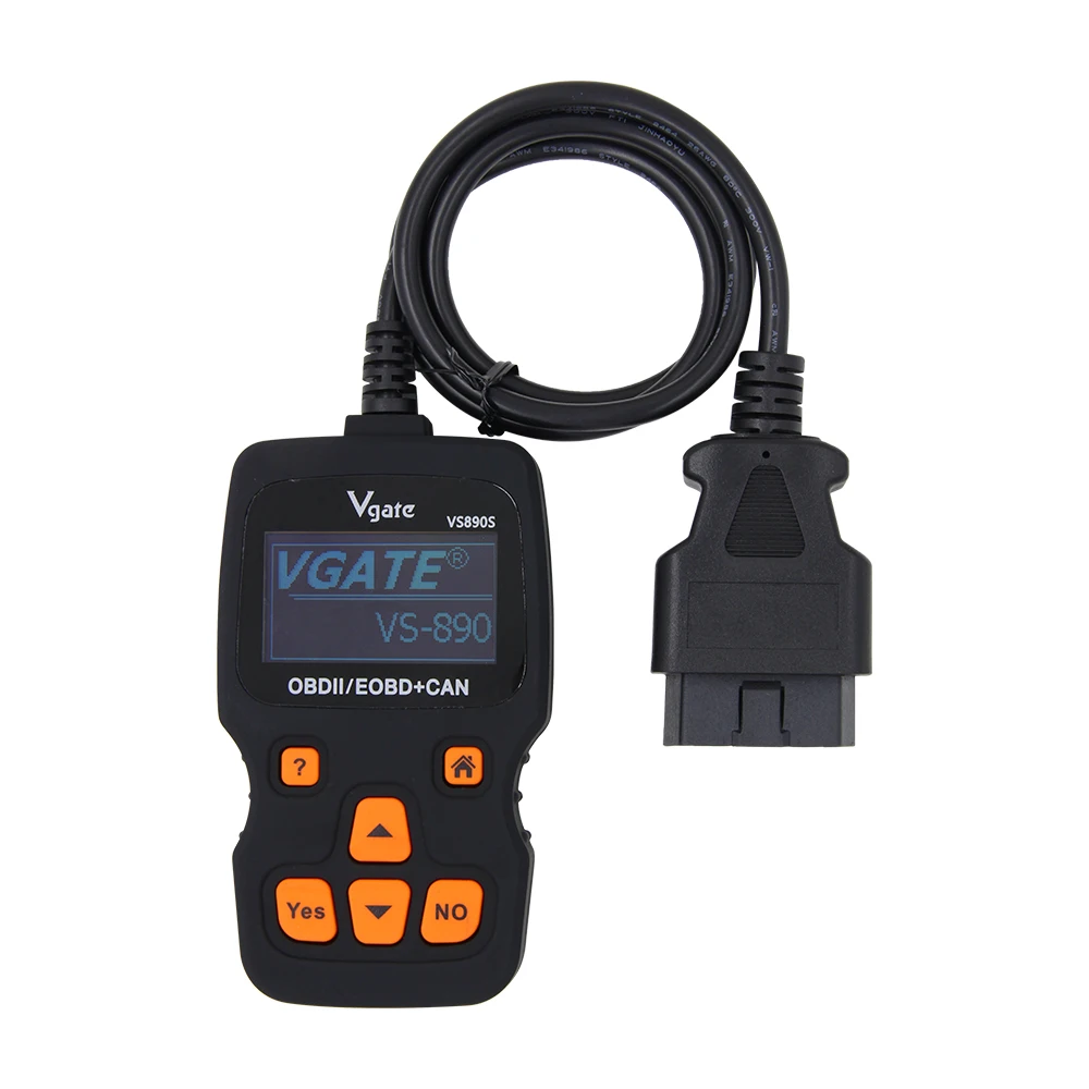 Автомобильный сканер obd2 Vgate VS890S VS890 OBD2 считыватель кодов с поддержкой