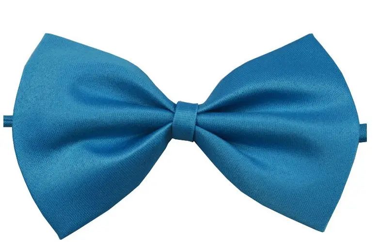 Sea Blue Детский модный формальный хлопковый галстук-бабочка, детский классический галстук-бабочка, цветная бабочка, Свадебная вечеринка, галстук бабочка для питомца Галстуки для смокинга - Цвет: Sea Blue