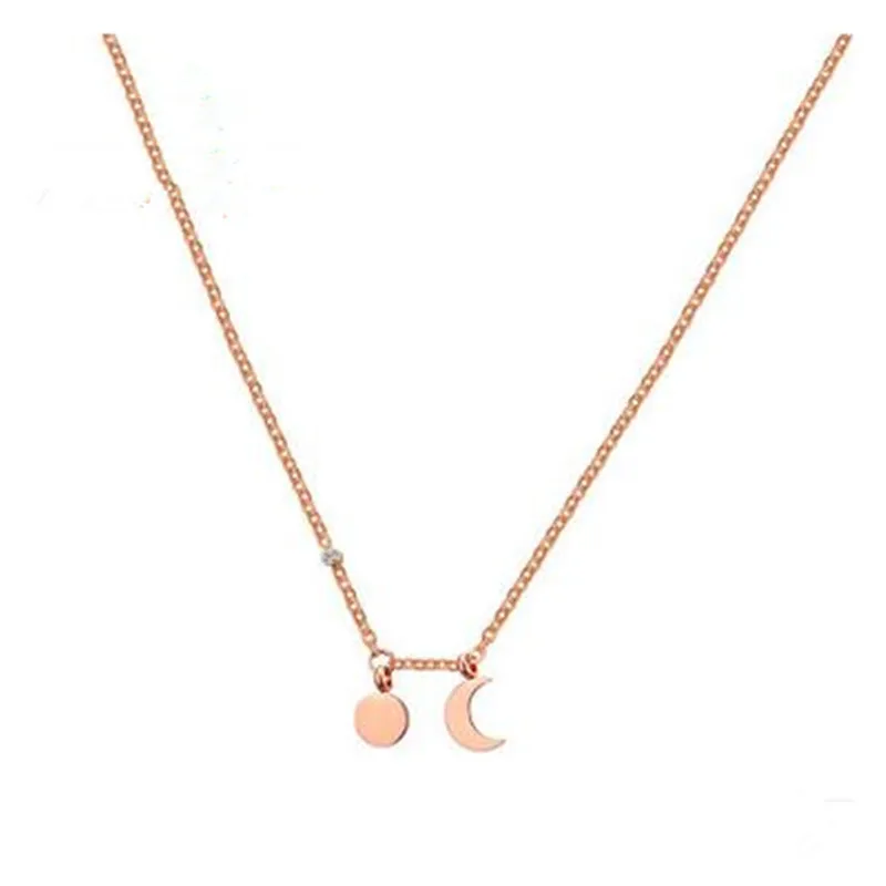 Новинка 2017 года Для женщин 43 мм Нержавеющая сталь Цепочки и ожерелья Кулон