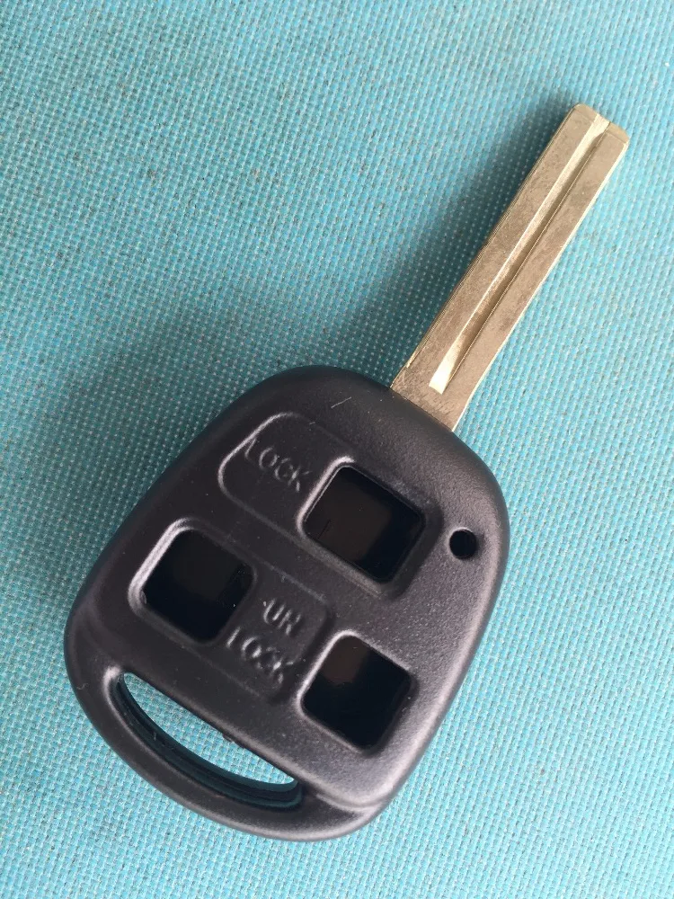 5 шт./лот Новый Сменный Чехол для ключа Lexus 3 кнопки дистанционного управления с