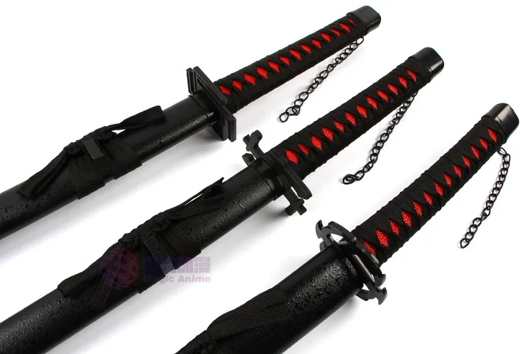 Bleach Kurosaki Ichigo Katana Аниме Косплей деревянный меч лезвие ножа оружие косплей реквизит для Хэллоуина Карнавал вечерние мероприятия