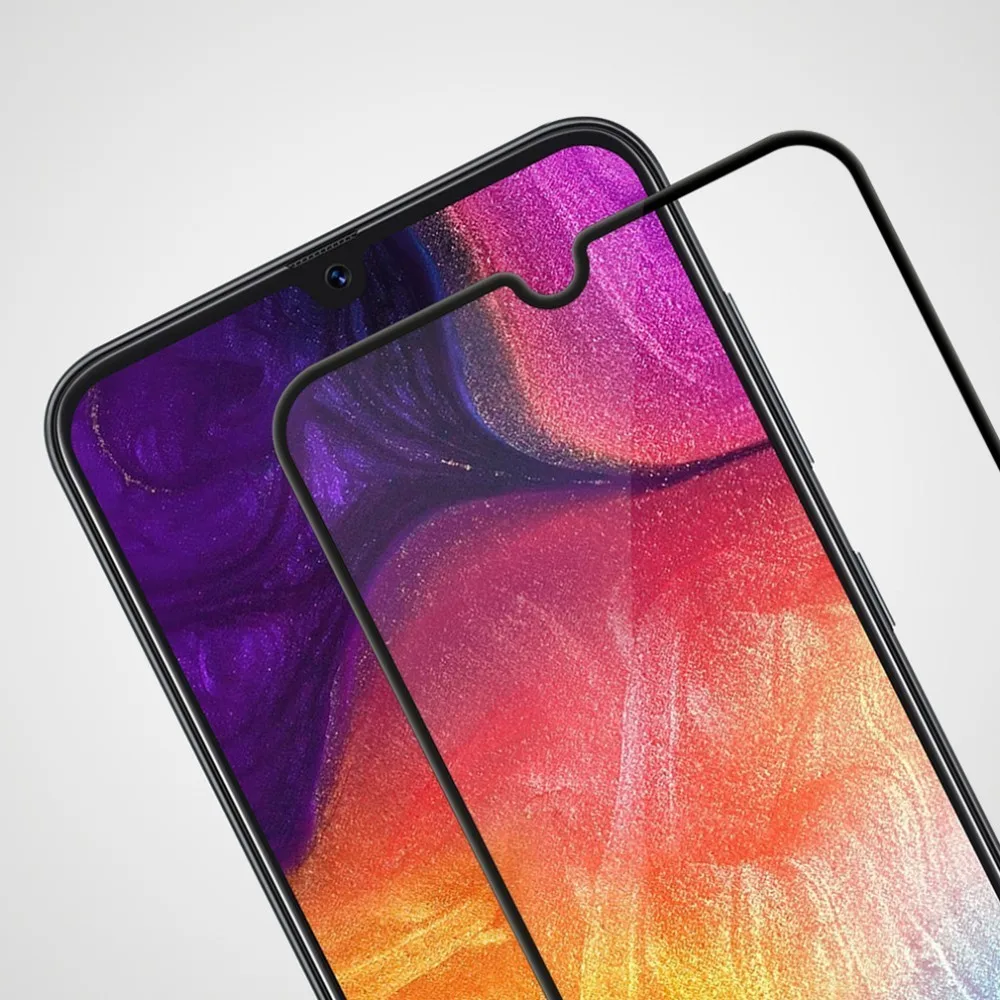 Защита экрана для Samsung Galaxy A20/A30/A50 Nillkin CP + PRO Полное покрытие закаленное стекло