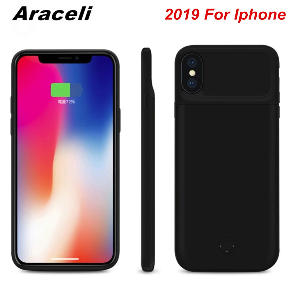 Для Iphone 6 S 7 8 Plus X XS XR Max чехол для зарядного устройства умный силикагелевый