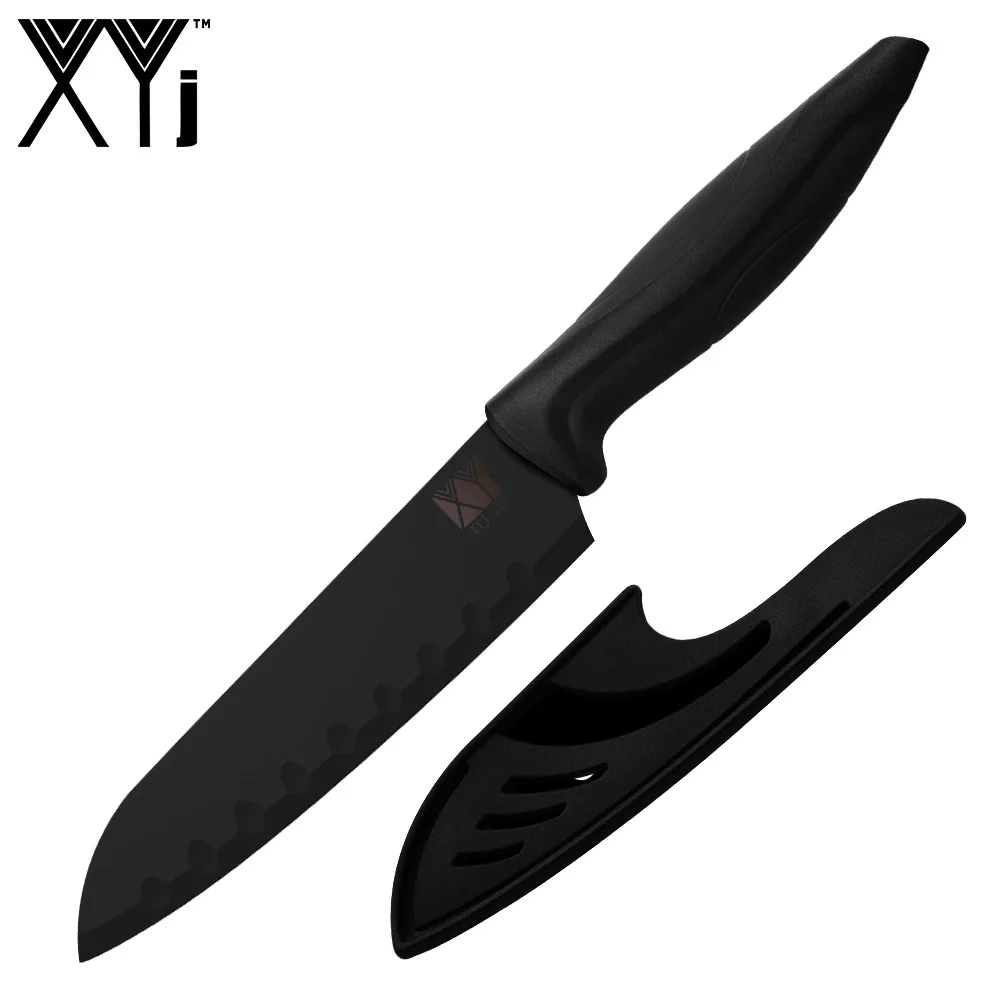 7 Inch Santoku XYj набор кухонных ножей из 6 предметов, японский нож Santoku, нож, нож для повара, ножи для резки овощей, режущие инструменты - Цвет: 7 Inch Santoku