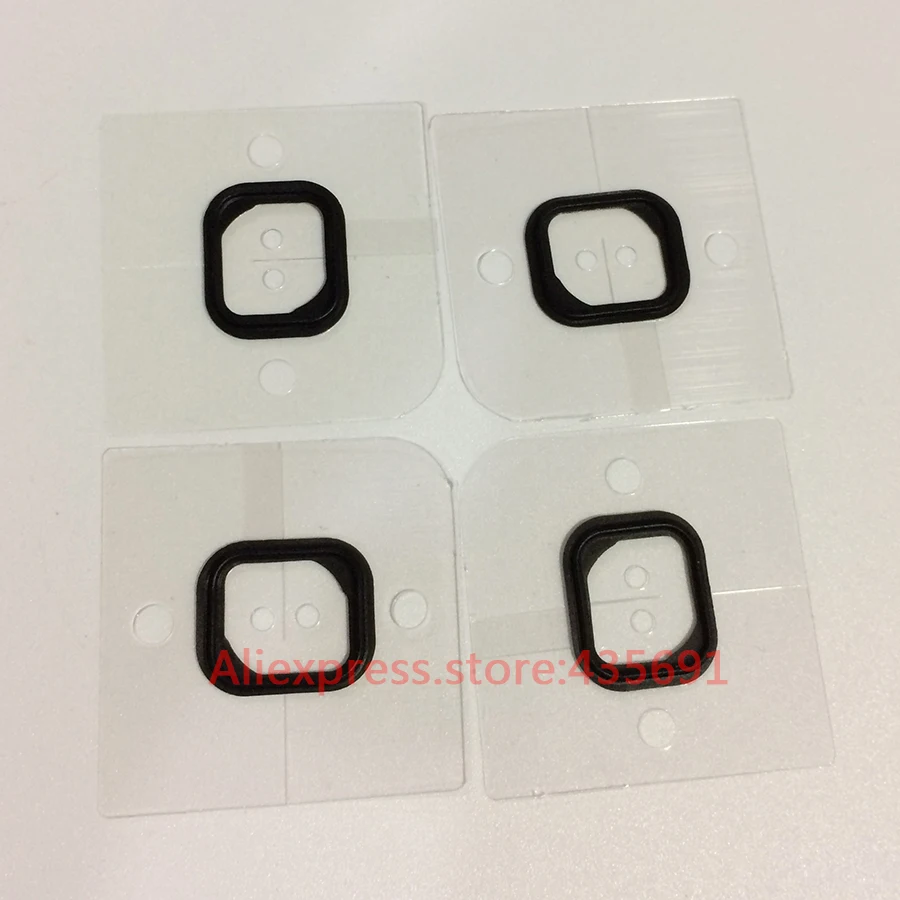 10 шт./лот Кнопка Домой резиновая прокладка держатель с клейкой наклейкой для iPhone