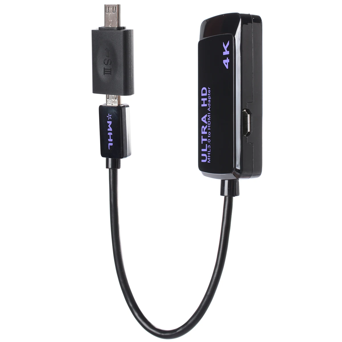 Мхл 3.0 Micro USB разъем для микро-hdmi женский HDTV AV кабель адаптер черный 1080 P конвертер