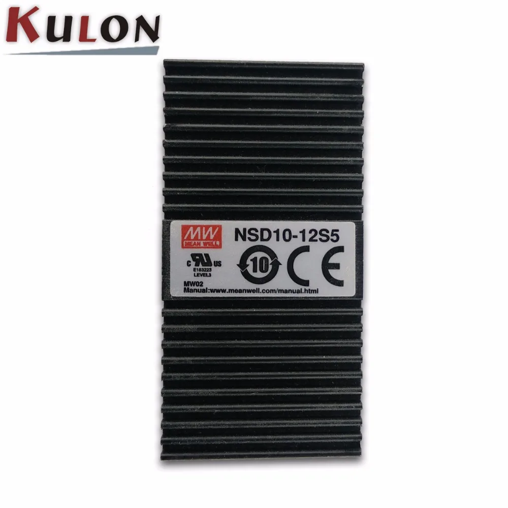 Оригинальный Meanwell изолированный конвертер постоянного тока NSD10 48S5 5V 2A 10W источник