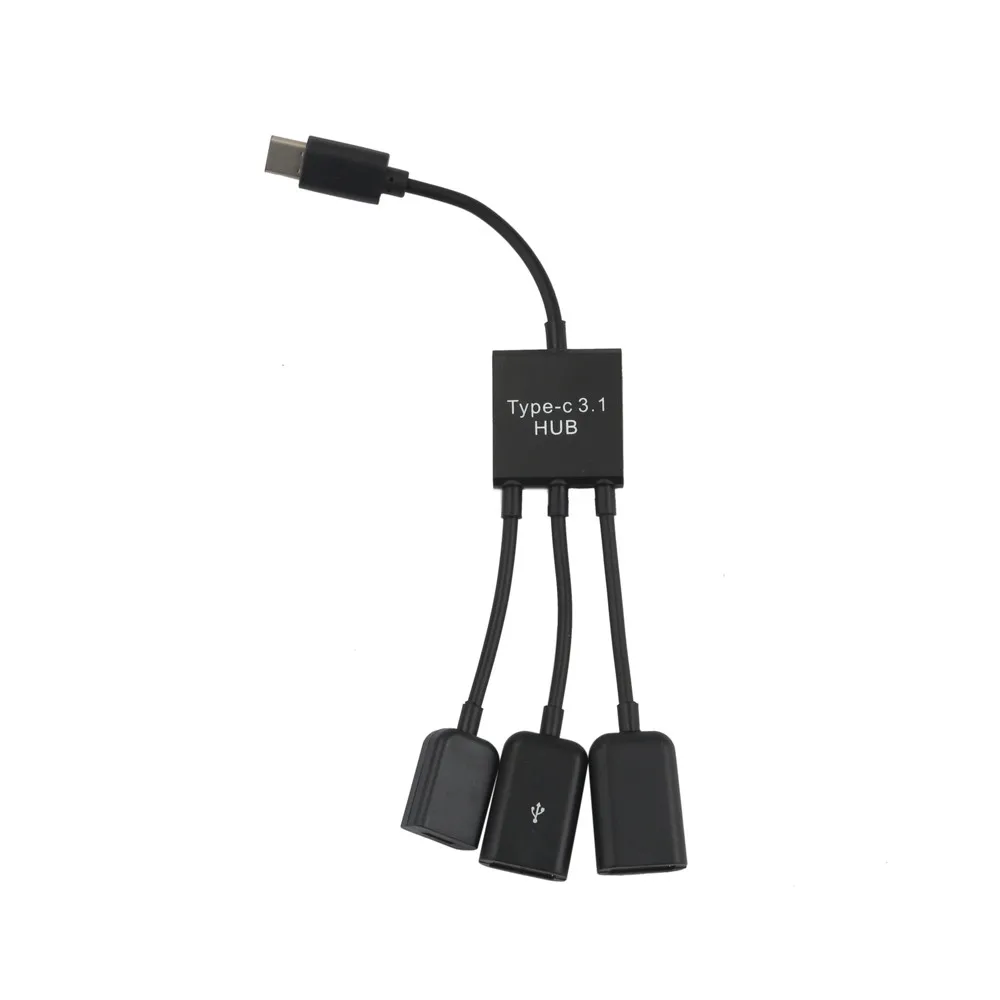 Кабель Type C 3 в 1 USB OTG хост кабель хаб Соединительный адаптер сплиттер|USB-хабы| |