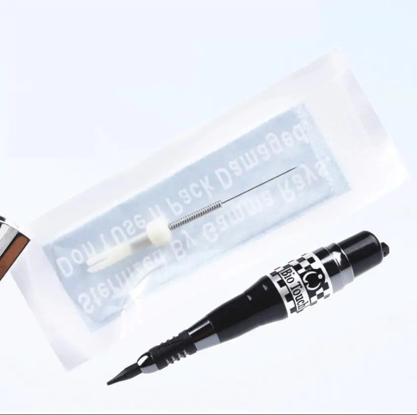 

50Pcs biotouch Mosaic Machine 1R needles for tattoo Permanent Makeup machine Permanent Makeup Eyebrow Needles