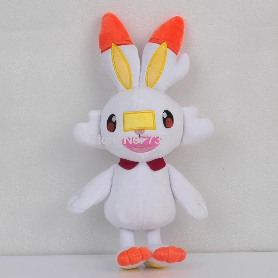 Новое поступление Аниме Драконий жемчуг супер эволюции и обычные Scorbunny плюшевые куклы, чучела животных игрушка в подарок 13& 17 дюймов