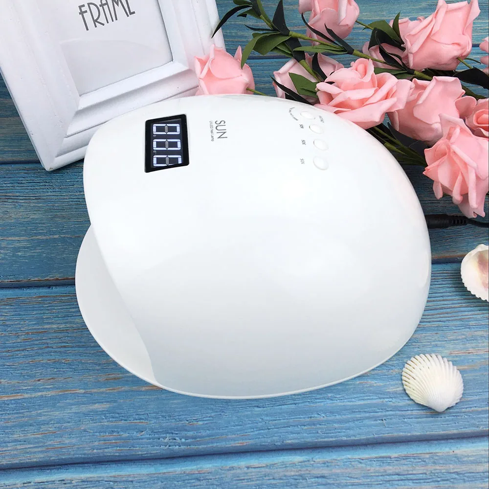 Лидер продаж! SUN5 48 Вт ногтей машина УФ светодиодный лампы для ЖК дисплей Дисплей 24