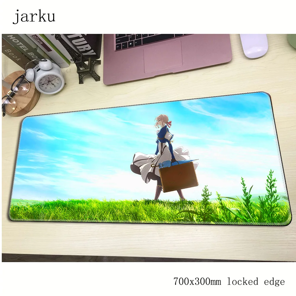 Violet evergarden коврик для мыши геймер 700x300 мм notbook большой игровой большая