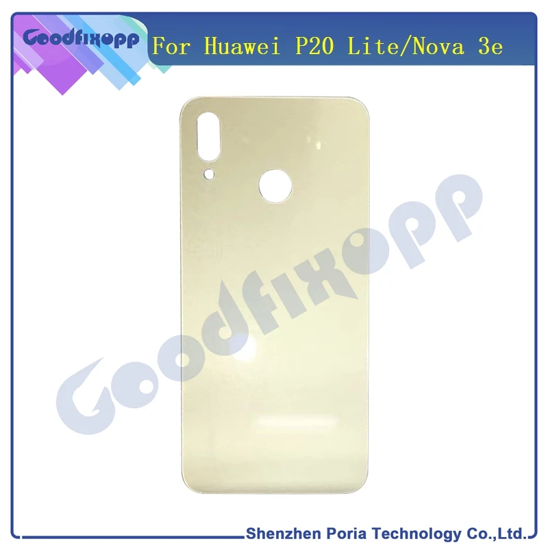 Крышка батарейного отсека для Huawei P20 Lite/Nova 3e стеклянная задняя крышка запасные