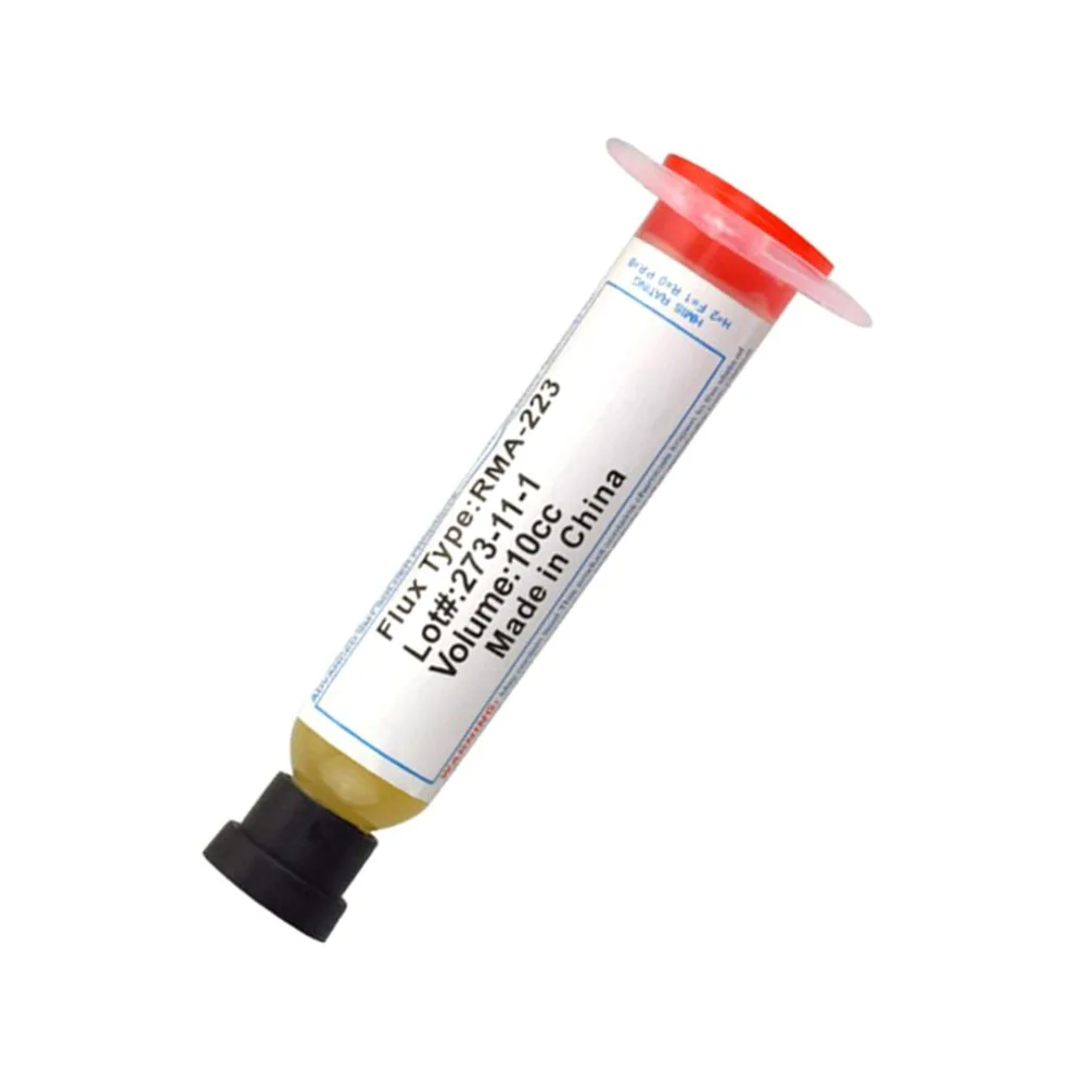 Паяльная Оловянная паста Флюс паяльной пасты Смазка 10cc RMA223 RMA-223 для чипов компьютера телефона светодиодный BGA SMD PGA PCB ремонтный набор инструментов