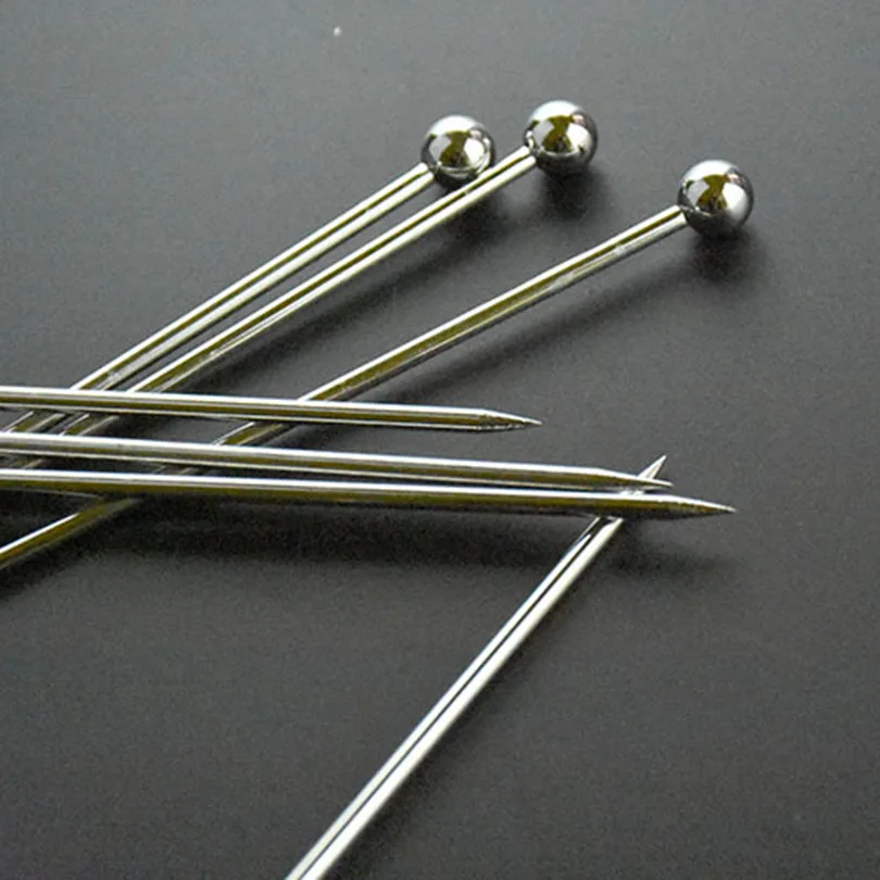 30 шт. нержавеющая сталь мартини выбирает Шпажки для закусок 4 дюймовая