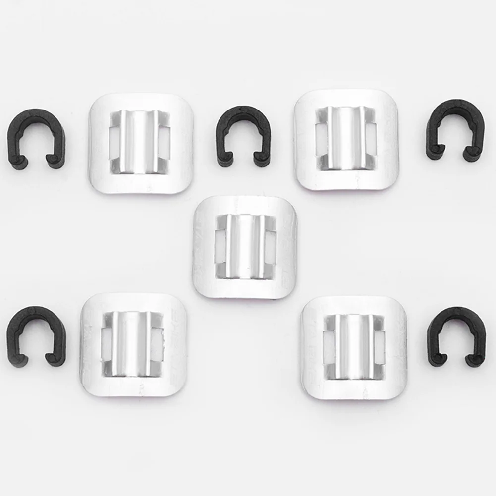 5 шт. руководство сиденье с Форма велосипеда Алюминий пряжка зажим велосипед Трос