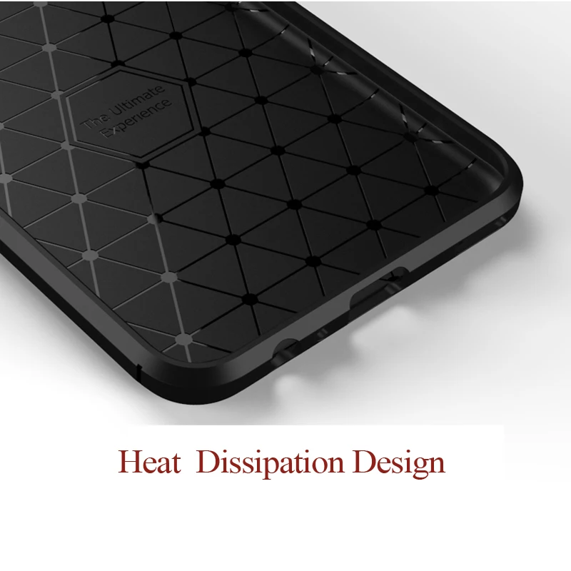 NFH Case Huawei Honor 9 Fashion Soft Silicone Phone Cases For Cover TPU Carbon Fiber Texture On |
