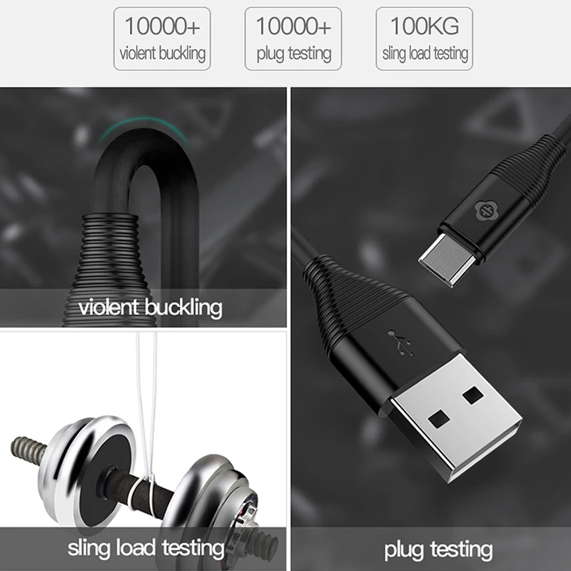 TOTU Micro USB кабель 2A Быстрая зарядка и синхронизация данных Microusb зарядное