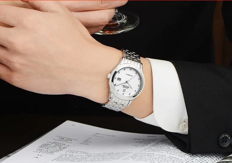 40 мм SANGDO мужские часы сапфировые зеркальные автоматические само ветер движение