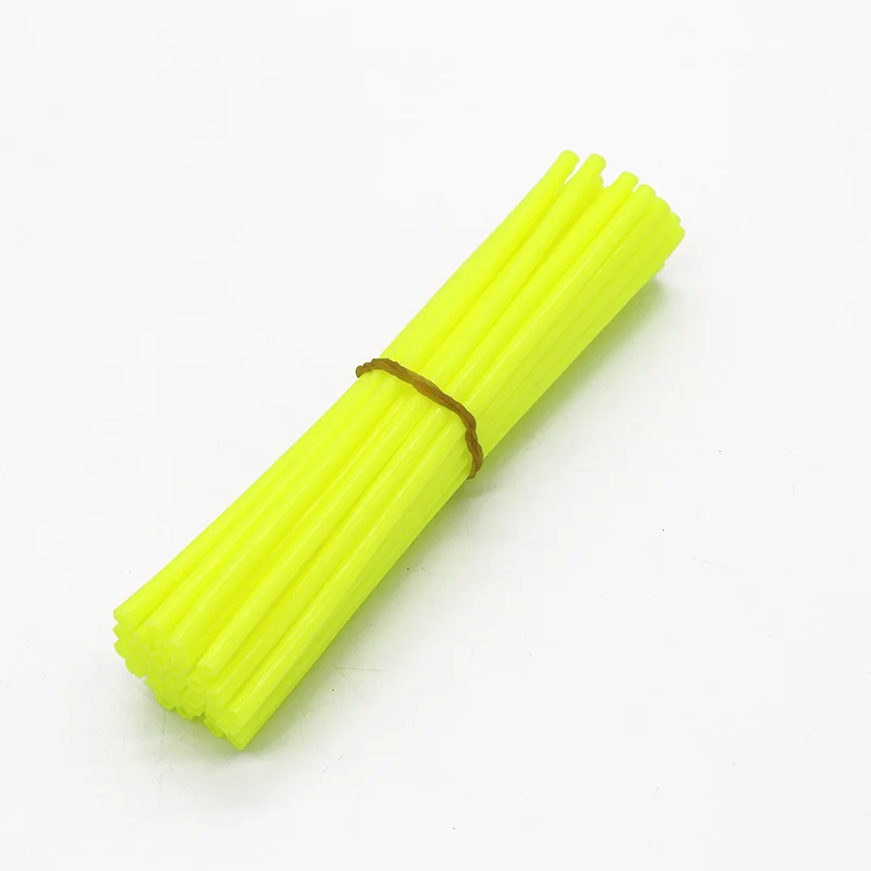 Yellow 36 шт. Велосипедное колесо со спицами, Красочные защитные диски для мотокросса, чехлы для внедорожных велосипедов, защитный комплект для обертывания мотоцикла, велосипеда - Цвет: Yellow