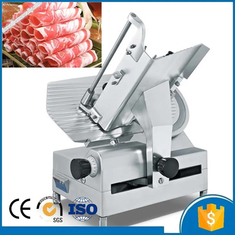 

France popular top quality good feedback 110v commercial frozen meat roll pieces slicing cutting processing machine hot on sale