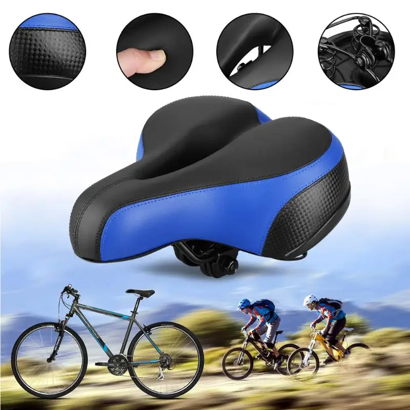 2018 мягкое MTB велосипедное седло утолщенное широкое шоссейное Велосипедное