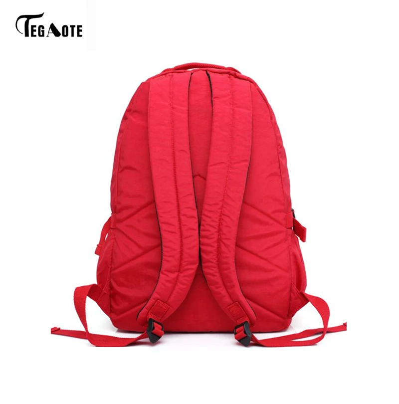 TEGAOTE Большой Вместительный рюкзак для девочек-подростков Mochila женские рюкзаки школьные нейлоновые водонепроницаемые сумки для мужчин и женщин