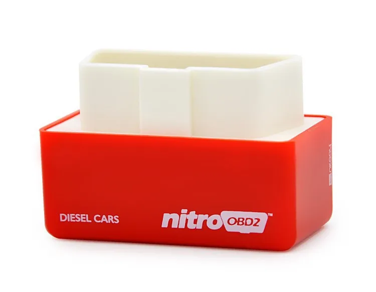 2017 Hot PLUSOBD Plug and Drive NitroOBD2 Performance Chip Tuning Box for Diesel Cars Red Increase Engine Power |
