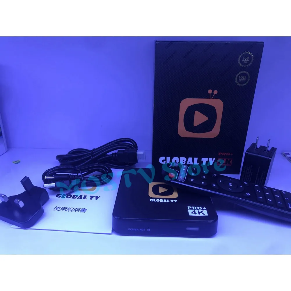 Global TV BOX Android Smart globalTV Box 1 Гб 16 WiFi iptv телеприставка Гонконг Япония Корея Сингапур