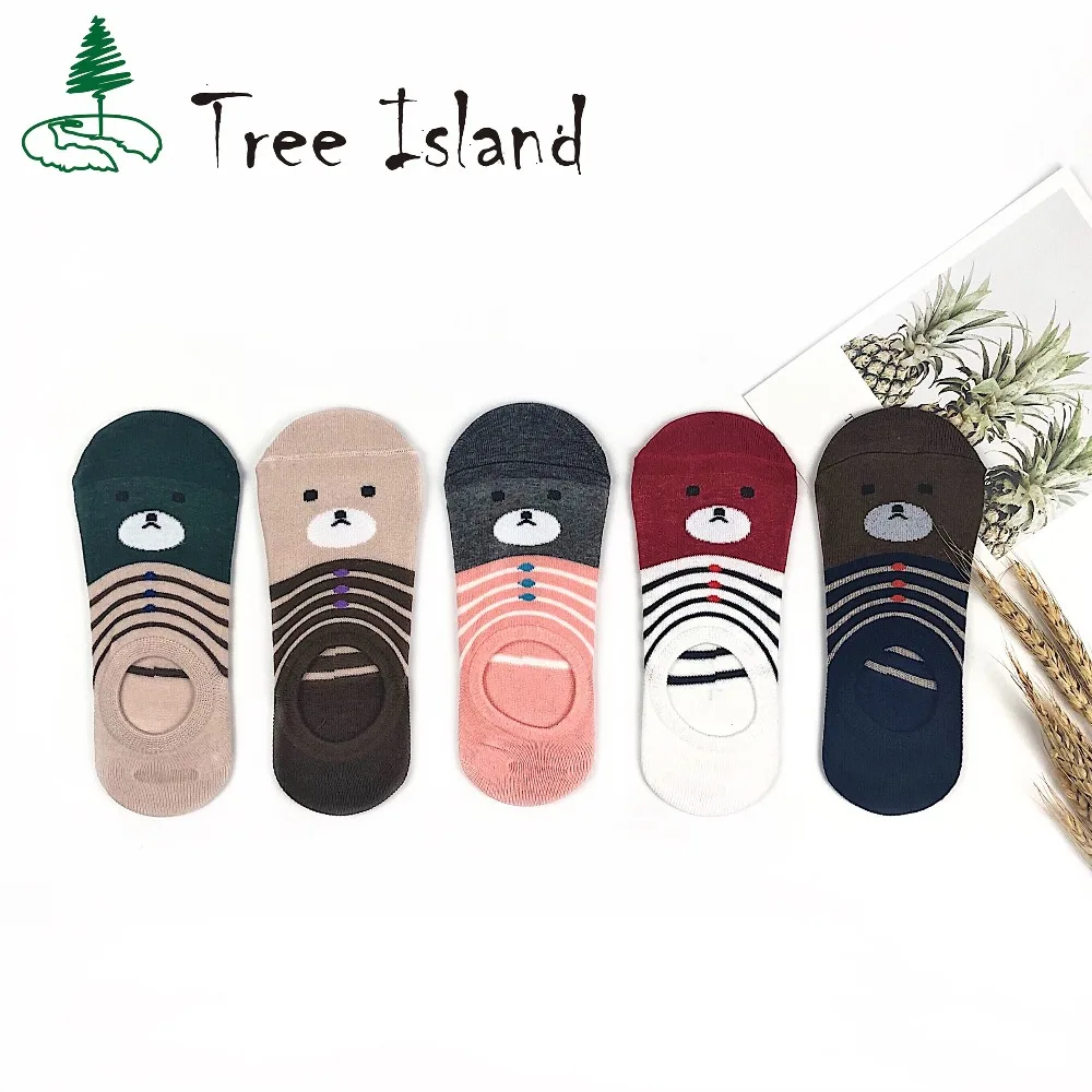 Милые женские носки-башмачки с изображением собаки из мультфильма цветные