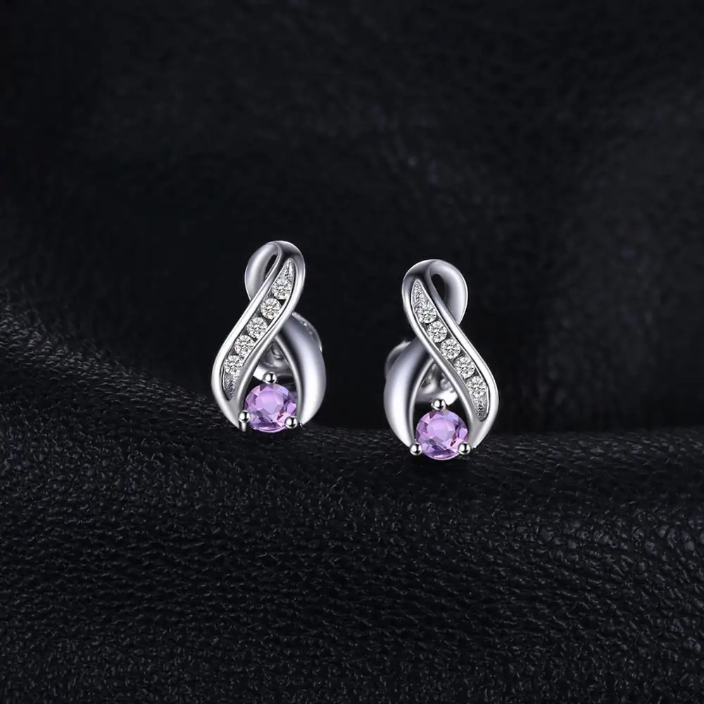 Jewelrypalace 0.29ct натуральная Amethys Юбилей Серьги 925 стерлингового серебра Серьги для модные женские туфли Красивые ювелирные изделия