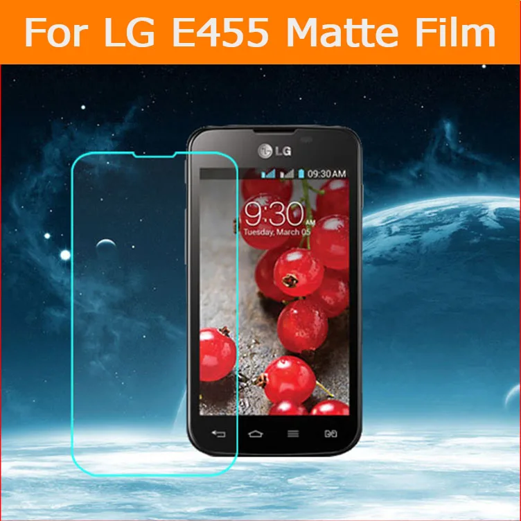 5 шт. Антибликовая матовая пленка для LG E455 Optimus L5 II 4 &quotЗащита от отпечатков