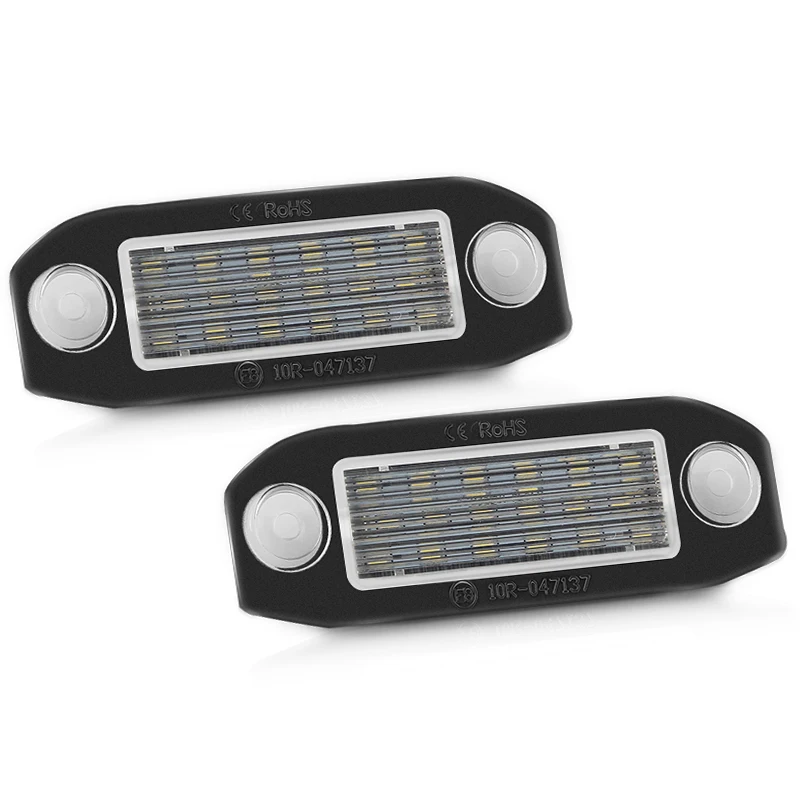 

2pcs For VOLVO License Plate Lamp Canbus 12V White Car LED Number Plate Lights For Volvo C30 C70 S80 XC70 S40 V50 S60 XC60 XC90