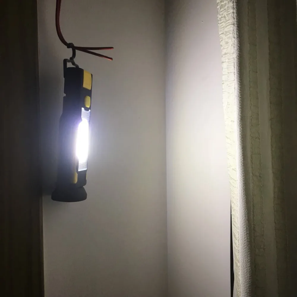 Портативный Точечный светильник светодиодный флэш-светильник USB Рабочий светильник перезаряжаемый магнитный подвесной фонарь с крюком кемпинг автомобиль ремонт бар светильник фонарь