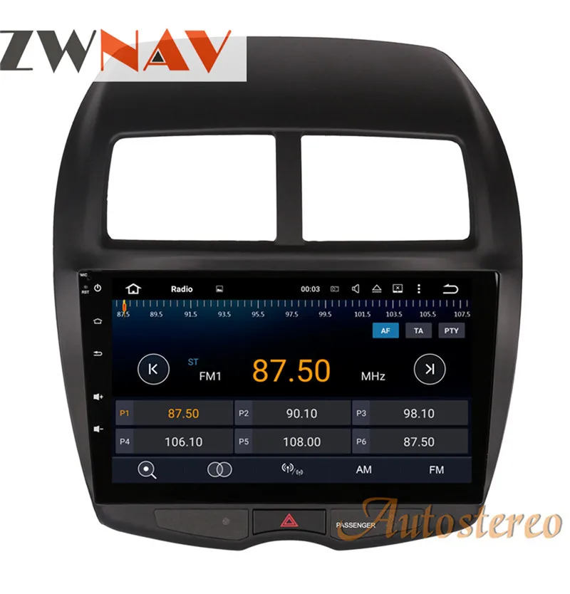 10,2 дюймов и 8 дюймов Android 7,1 автомобильный dvd-плеер gps навигация для Мицубиси ASX RVR Outlander Sport 2010 - Размер экрана, дюймов: without DVD