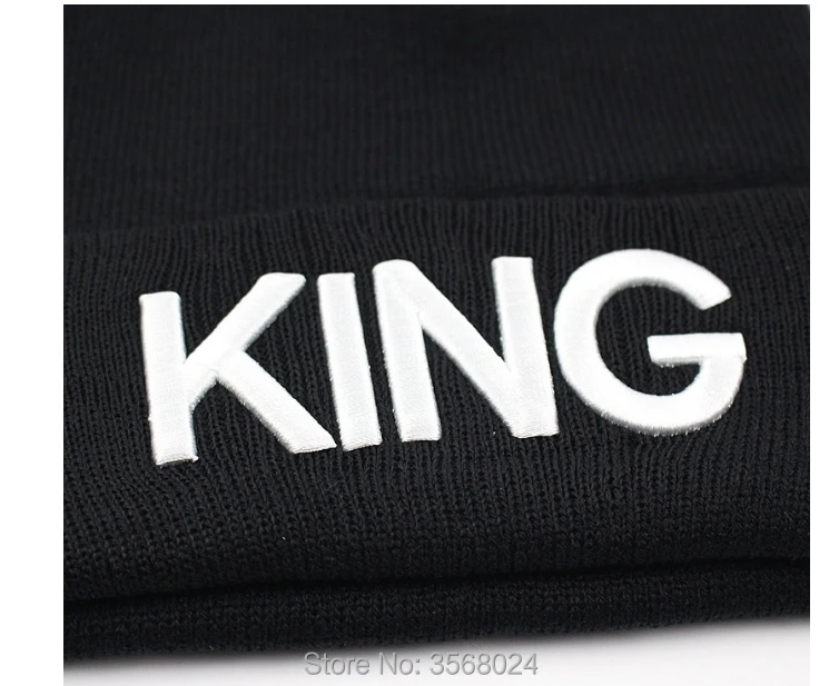 Зимние теплые вязаные шапки KING QUEEN Skullies &amp Beanies для взрослых и детей с объемной