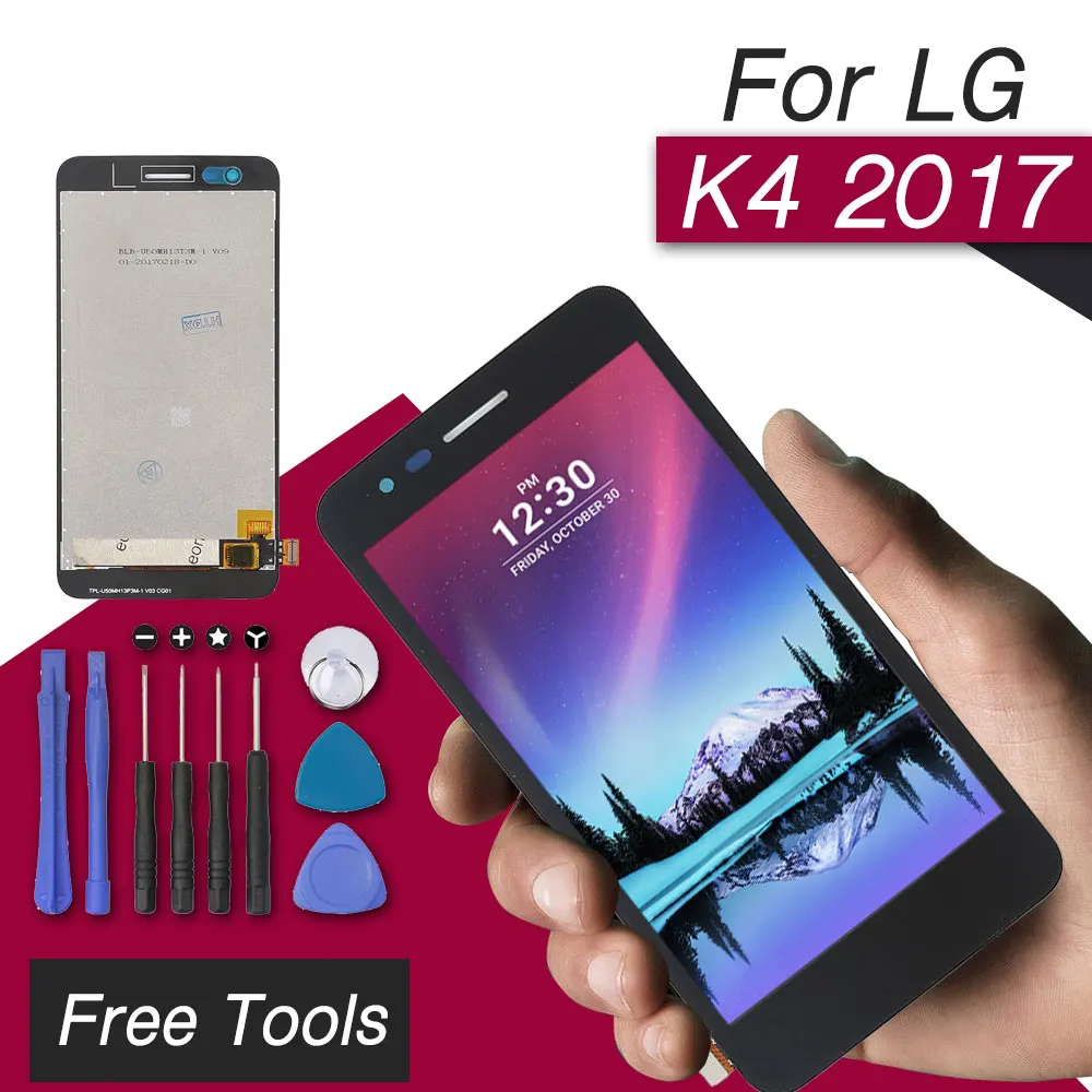 Дигитайзер ЖК-дисплей для LG K4 2017X230 X230DSF сенсорный ЖК-экран в сборе для LG X230 экран