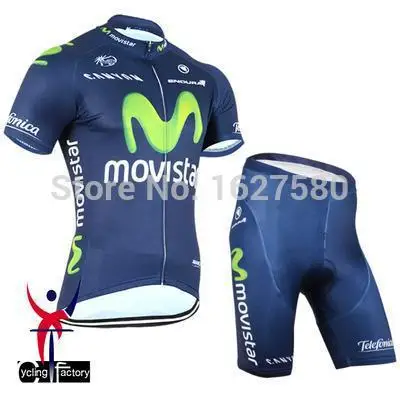 New2015 Movistar comfortable new bike jersey short sleeve shirt leading bicycle shorts mountain + tights ciclismo | Спорт и