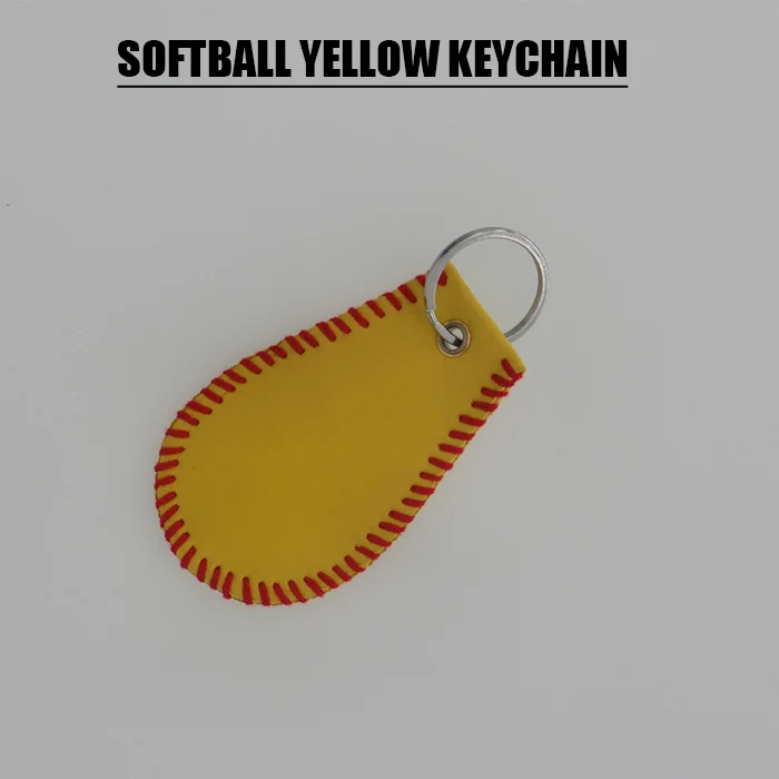Брелок для ключей Softball брелок кожаный бейсбольный подарок софтбола|softball