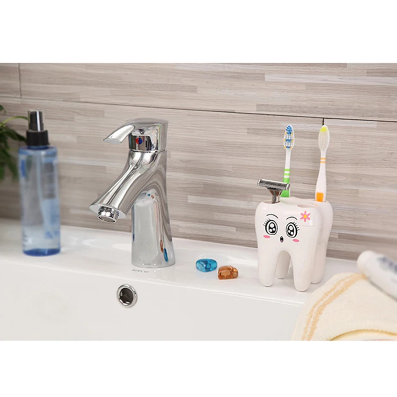 Новинка 2019 держатель для зубной щетки с 4 отверстиями детской в ванную комнату