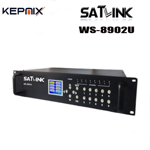 Модулятор маршрута SATLINK 7990 DVB T 8 MPEG4 аналоговый источник A/V на канал WS 8902U
