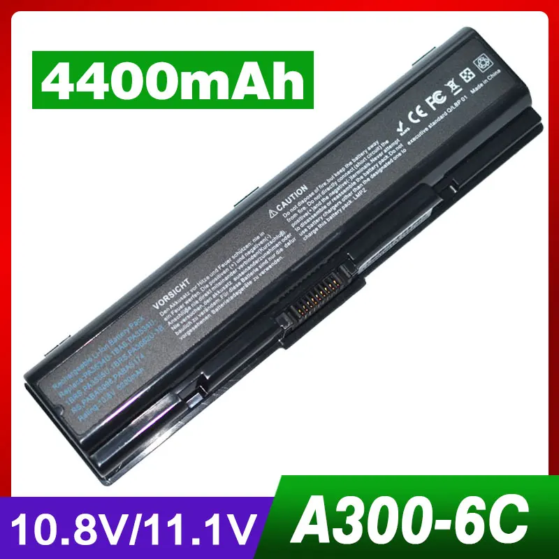 4400 мАч 11 1 В батарея для ноутбука Toshiba PA3534U 1BAS 3533 PA3727U 1BRS PABAS098 PABAS174 PA3535U 1BRSPA3682U