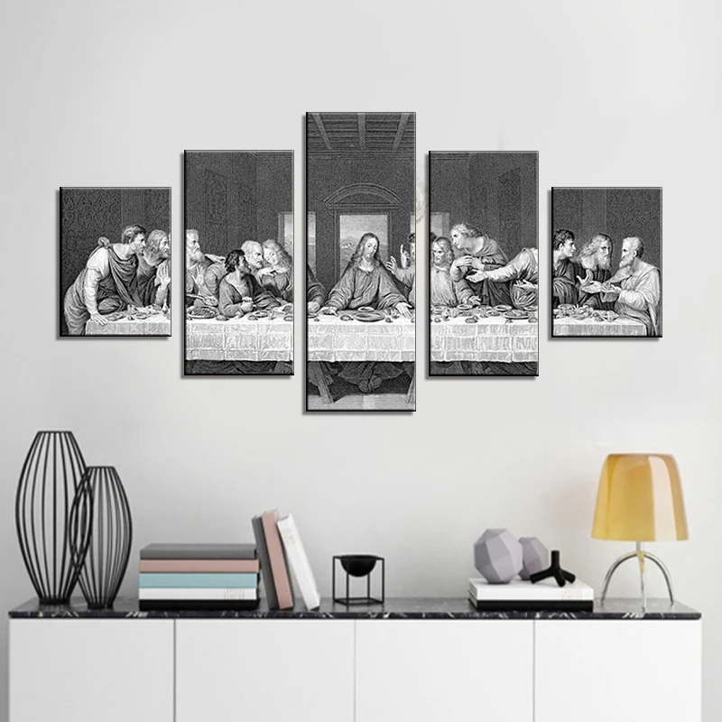 Настенные художественные картины Санта Цена де Хесус куадро Тайной вечери для