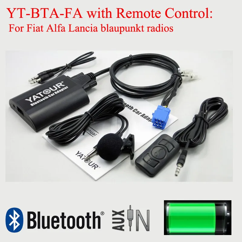 Yatour автомобильный стерео цифровой Bluetooth адаптер BTA с пультом дистанционного управления для Fiat Alfa Lancia Blaupunk радио