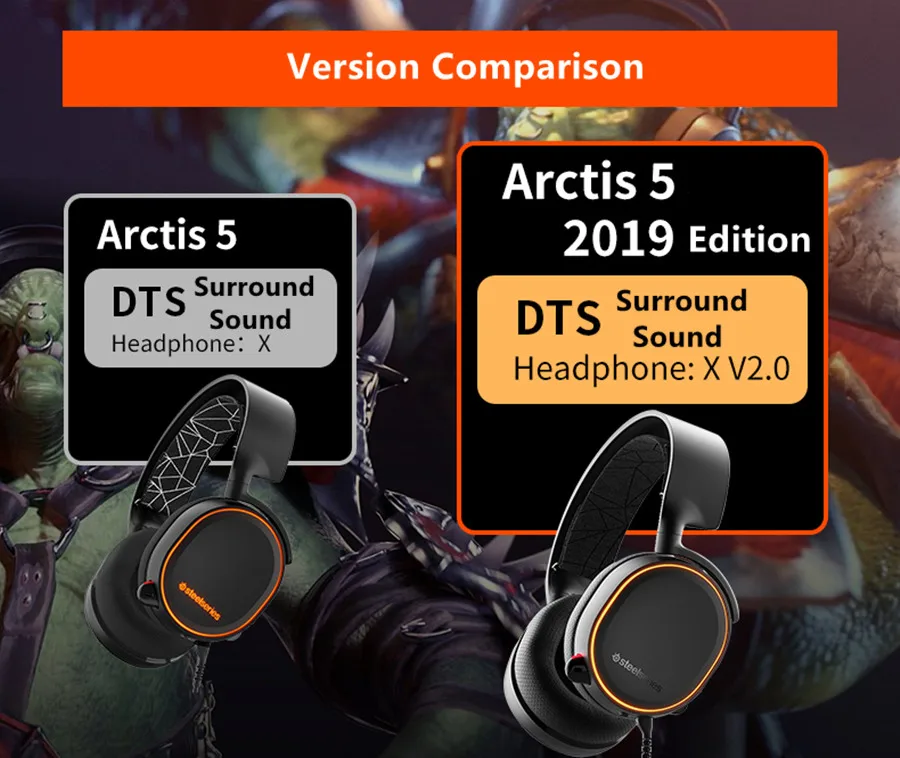 Издание SteelSeries Arctis 5 DTSXV2.0 RGB наушники 7,1 канала выживания джедая Apex Heroes CF
