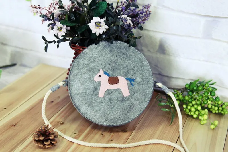 10 видов стилей для женщин DIY Сумочка комплект мультфильм сумки для детей день рождения/фестиваль подарок шитье искусство Войлок Материал DIY посылка