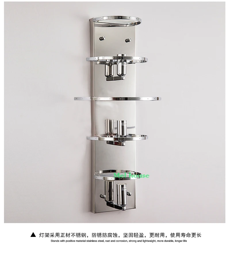 Французский теплый Хрустальный настенный светильник для гостиничного зала