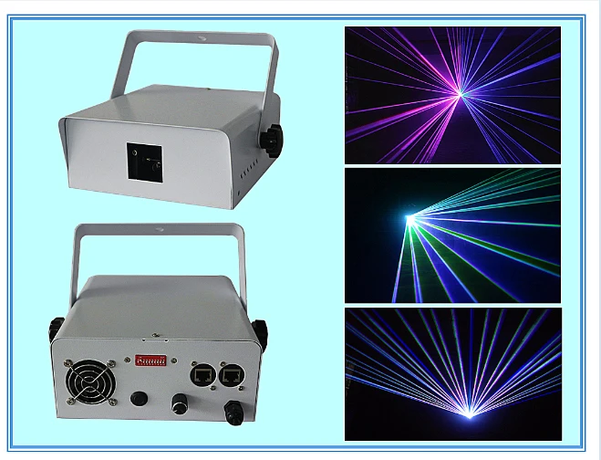 

New 1W RGB Full Color Stage Animation Laser Light Disco DJ Laser Fat Beam Light Laser Rain Curtain SD Card 1W RGB 3D 2D