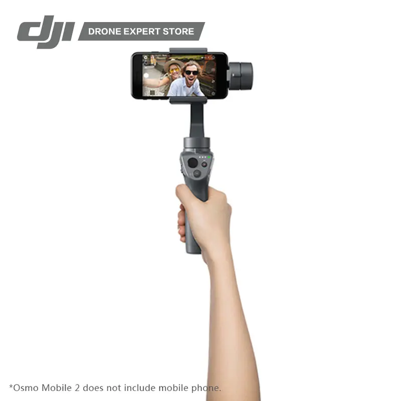 В наличии DJI 3 оси ручной Gimbal стабилизатор Осмо мобильный 2 для смартфонов делая