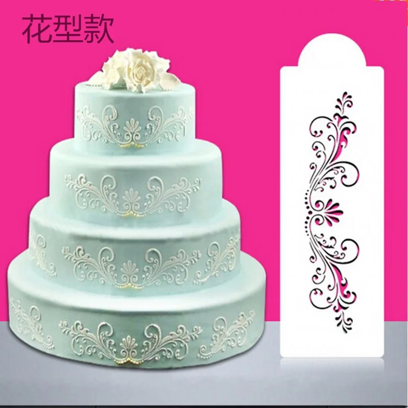 Cake Decorating Tools spray pattern Printing die Sugar powder sieve DIY baking tools Lace cake mold West Point decoration 1pcs | Дом и сад